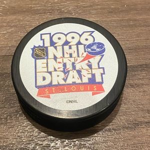 1996 NHL Entry Draft St Louis Hockey Puck New